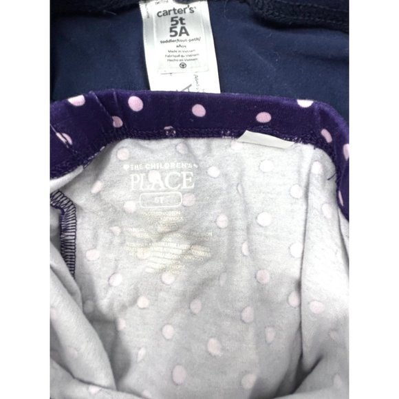 Girl's Leggings & Long Sleeve Shirts - Size 5 - Picture 4 of 5